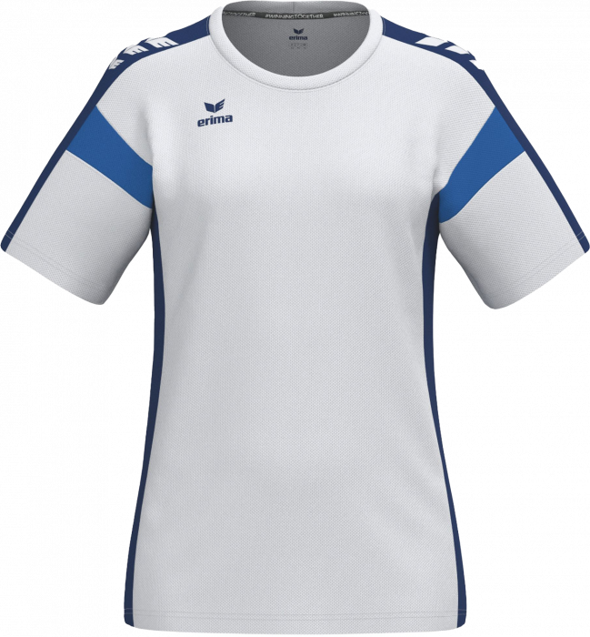Erima - Celebrate 125 Player Jersey Women - Vit & new navy