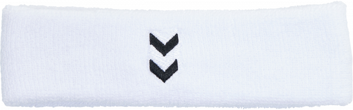 Hummel - Bredt Pandebånd - Hvid & sort