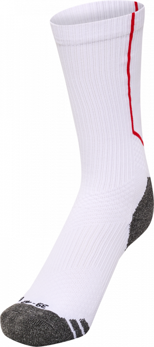 Hummel - Pro Training Socks Low - White & true red
