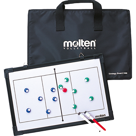 Molten - Tactic Board To Volleyball - Black & branco