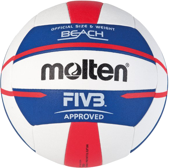 Molten - V5B5000 Beach Volleyball - biały & blue