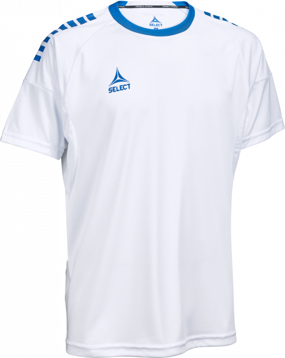 Select - Spain V25 Player Shirt S/S - Wit & blauw